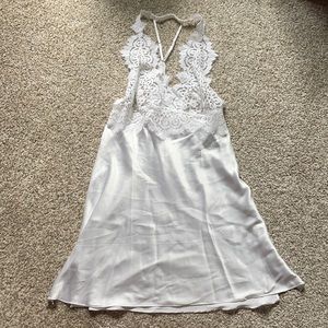 White VS Silk and Lace Lingerie